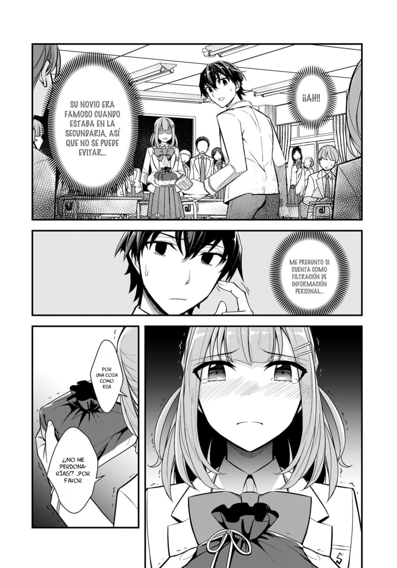 Las chicas que me traumatizaron me están mirando, pero desafortunadamente es demasiado tarde. Capitulo 2.5: Tengo dificultad para tratar con las mujeres. página 9