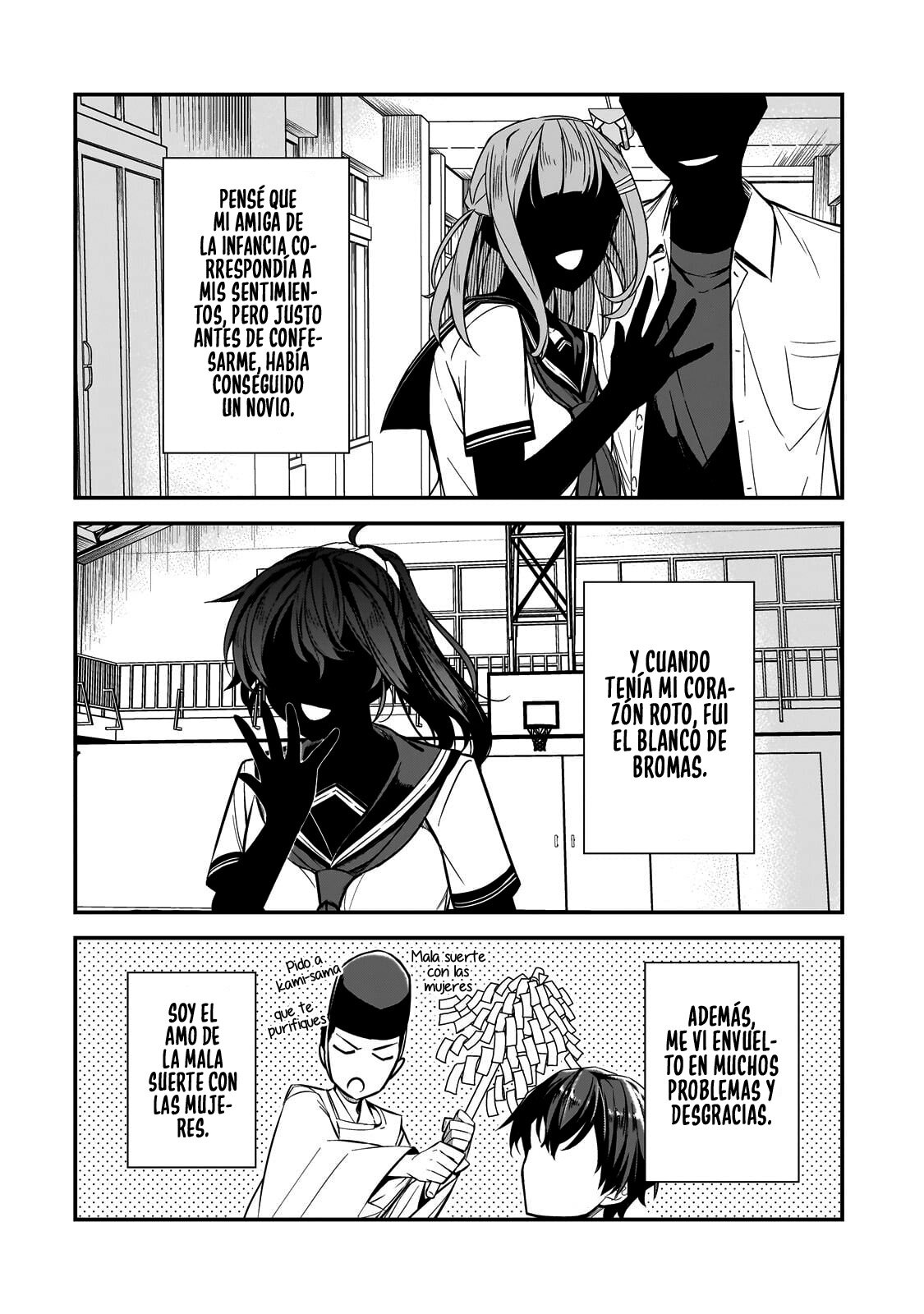 Las chicas que me traumatizaron me están mirando, pero desafortunadamente es demasiado tarde. Capitulo 2: Tengo dificultad para tratar con las mujeres. página 4