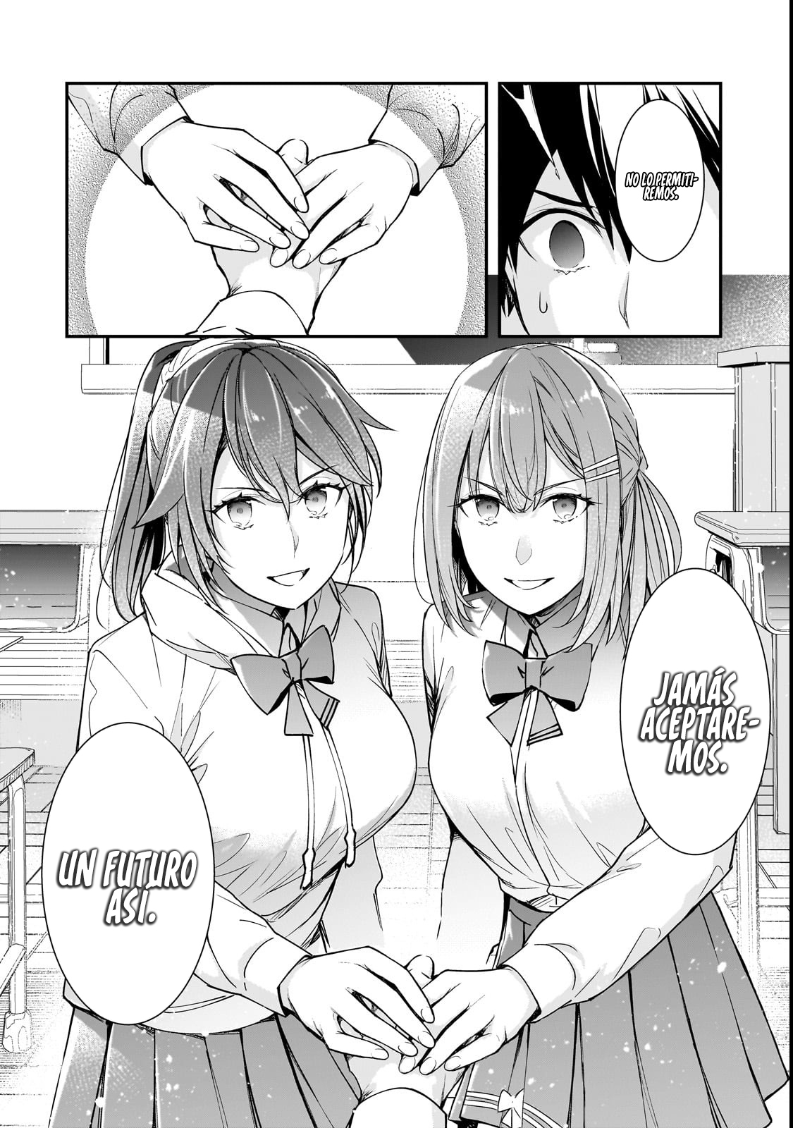 Las chicas que me traumatizaron me están mirando, pero desafortunadamente es demasiado tarde. Capitulo 22.3 página 7