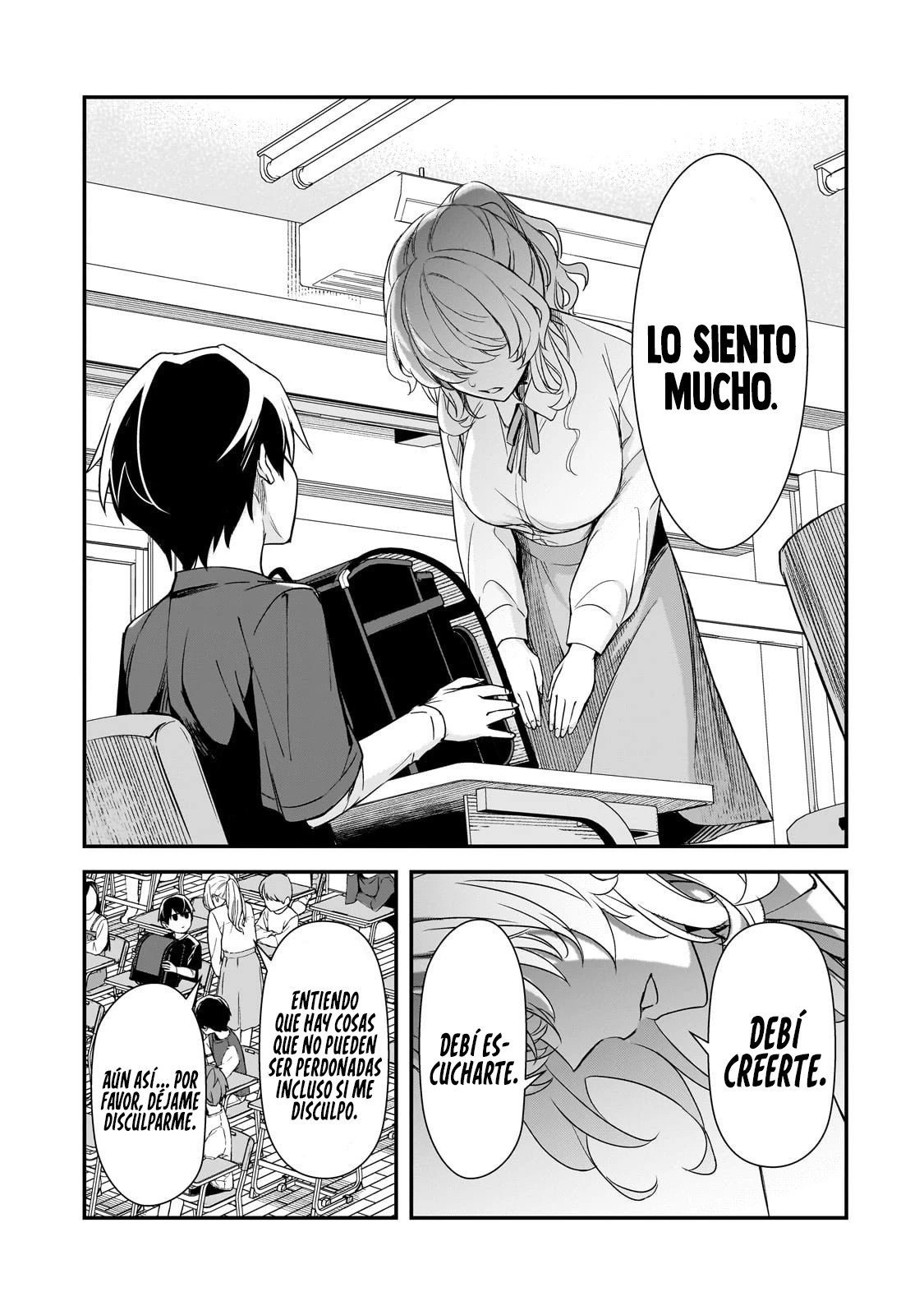Las chicas que me traumatizaron me están mirando, pero desafortunadamente es demasiado tarde. Capitulo 26.3 página 5