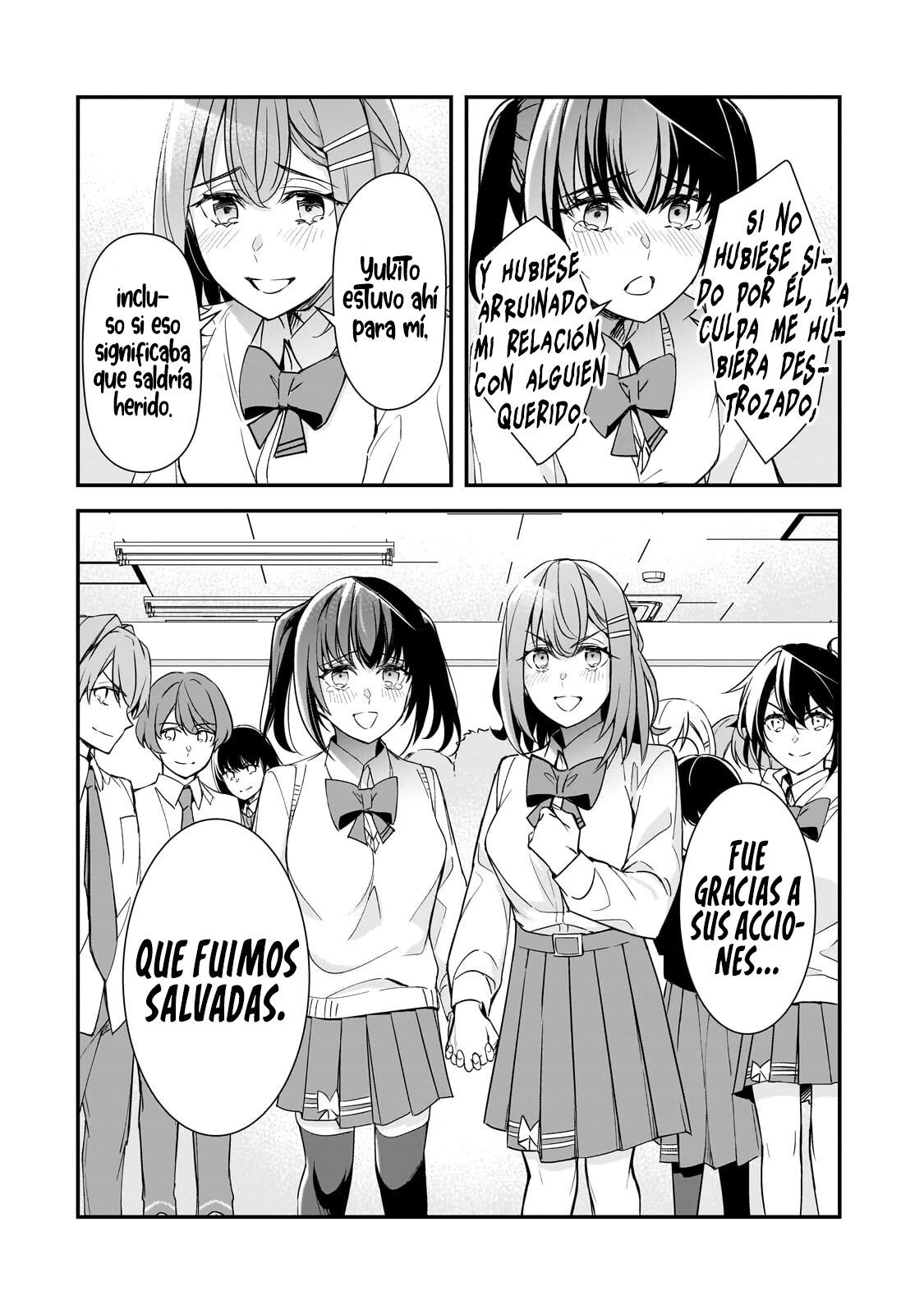 Las chicas que me traumatizaron me están mirando, pero desafortunadamente es demasiado tarde. Capitulo 27.2 página 3