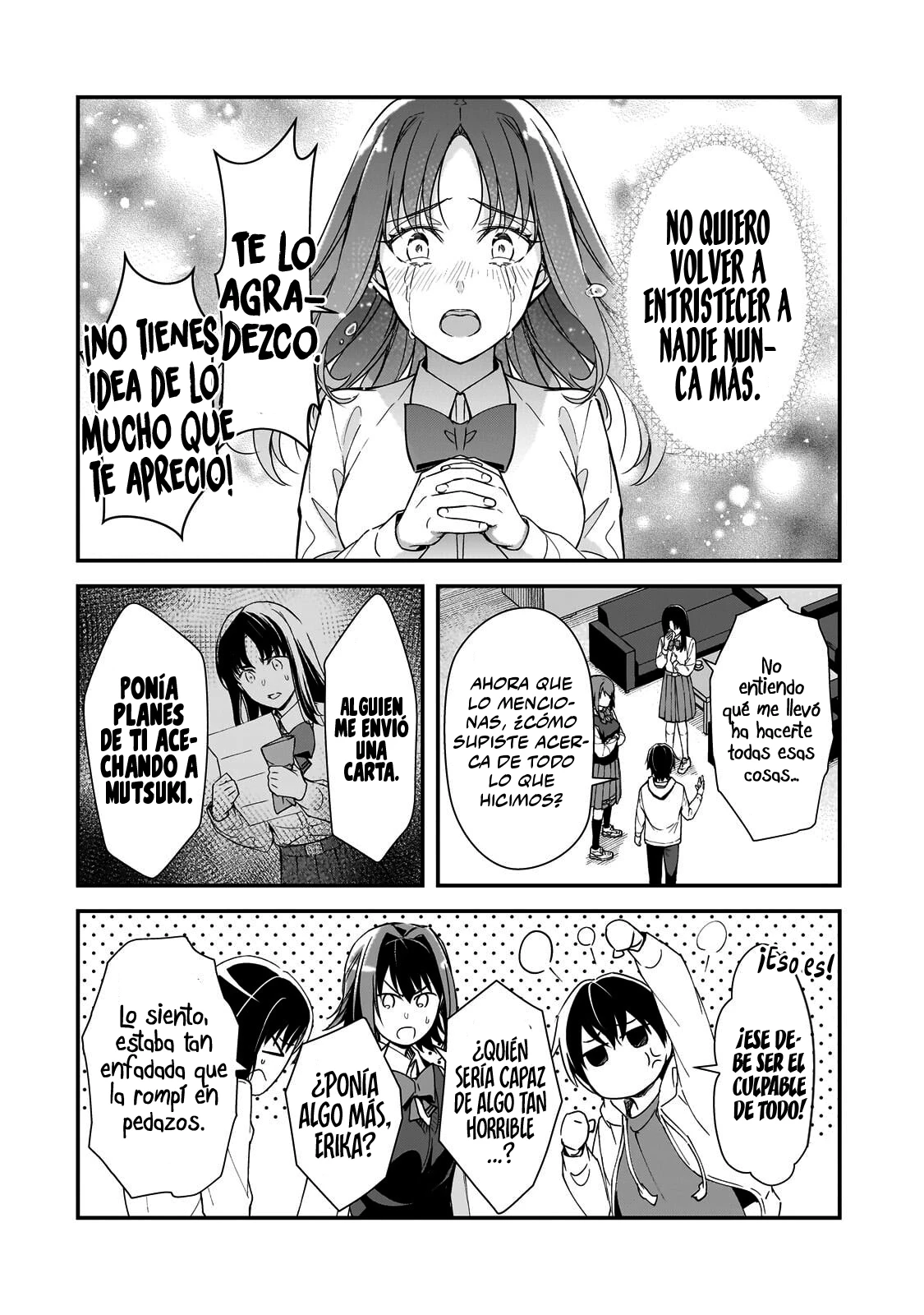 Las chicas que me traumatizaron me están mirando, pero desafortunadamente es demasiado tarde. Capitulo 28.3 página 3