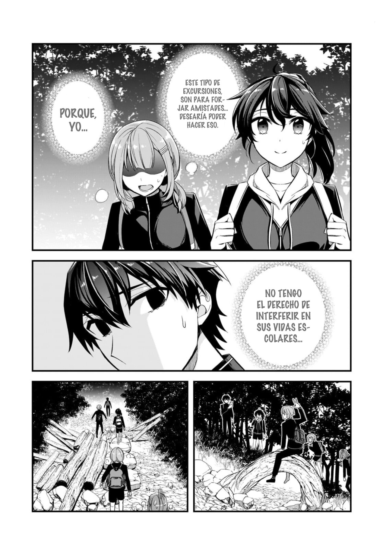 Las chicas que me traumatizaron me están mirando, pero desafortunadamente es demasiado tarde. Capitulo 3.1: Excursión de aprendizaje página 13