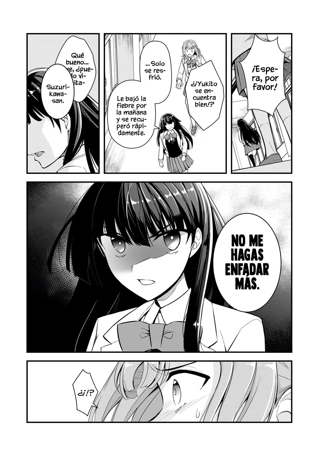 Las chicas que me traumatizaron me están mirando, pero desafortunadamente es demasiado tarde. Capitulo 4.2 página 5