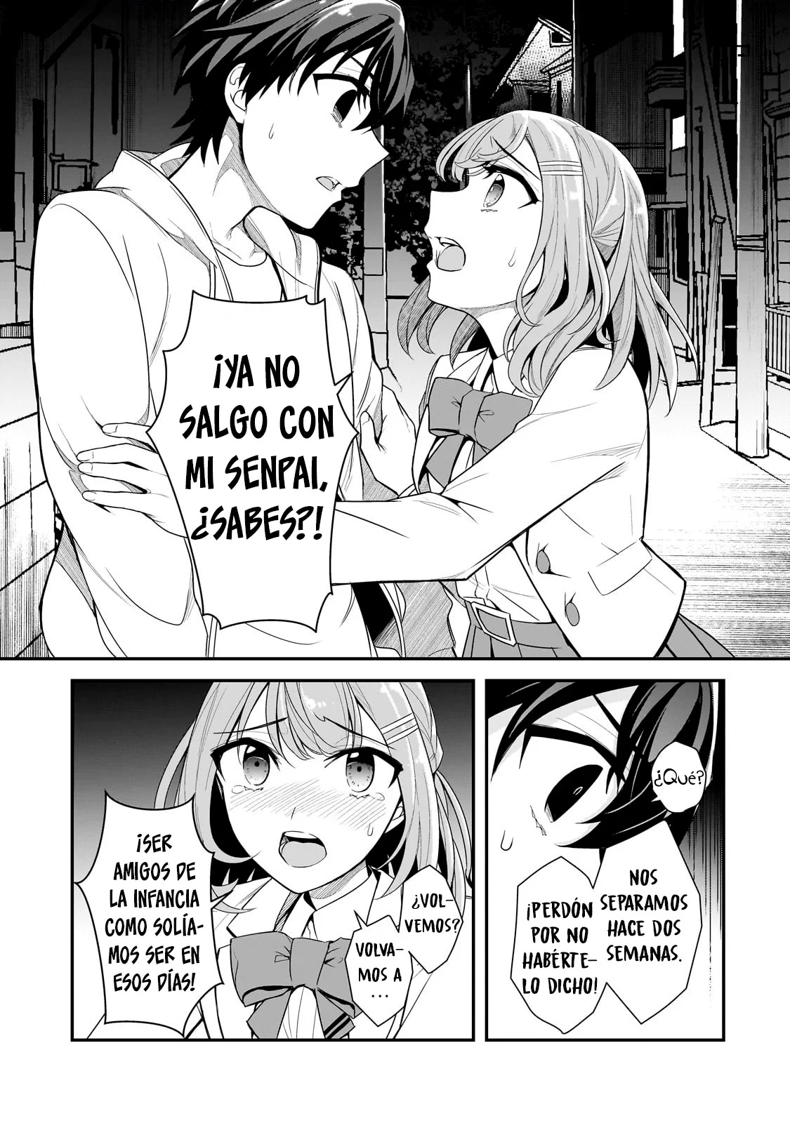 Las chicas que me traumatizaron me están mirando, pero desafortunadamente es demasiado tarde. Capitulo 4.3 página 6