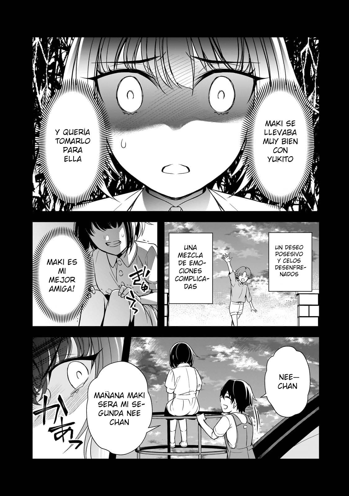 Las chicas que me traumatizaron me están mirando, pero desafortunadamente es demasiado tarde. Capitulo 8.3 página 4