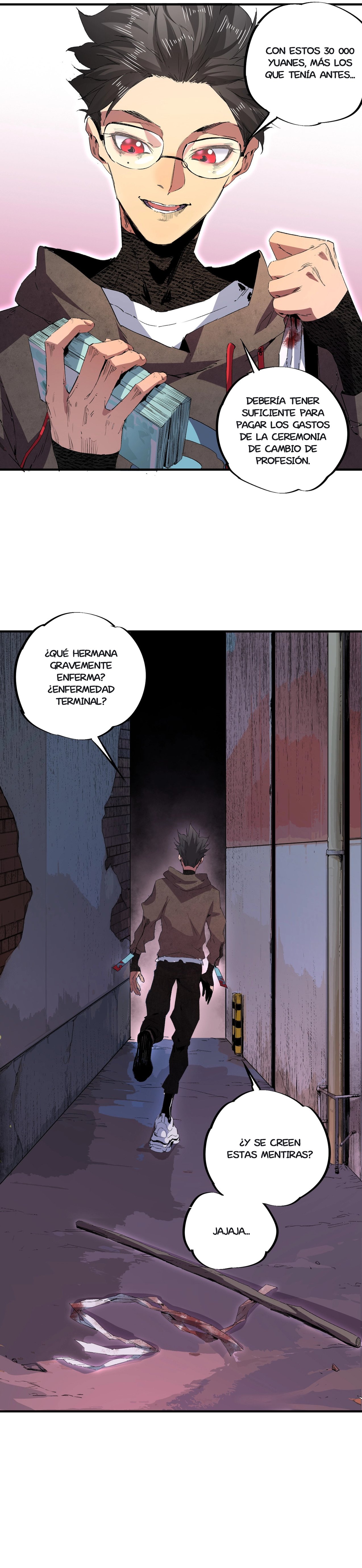 Inmortal Como un Hechicero Prohibido Capitulo 1.1 página 9