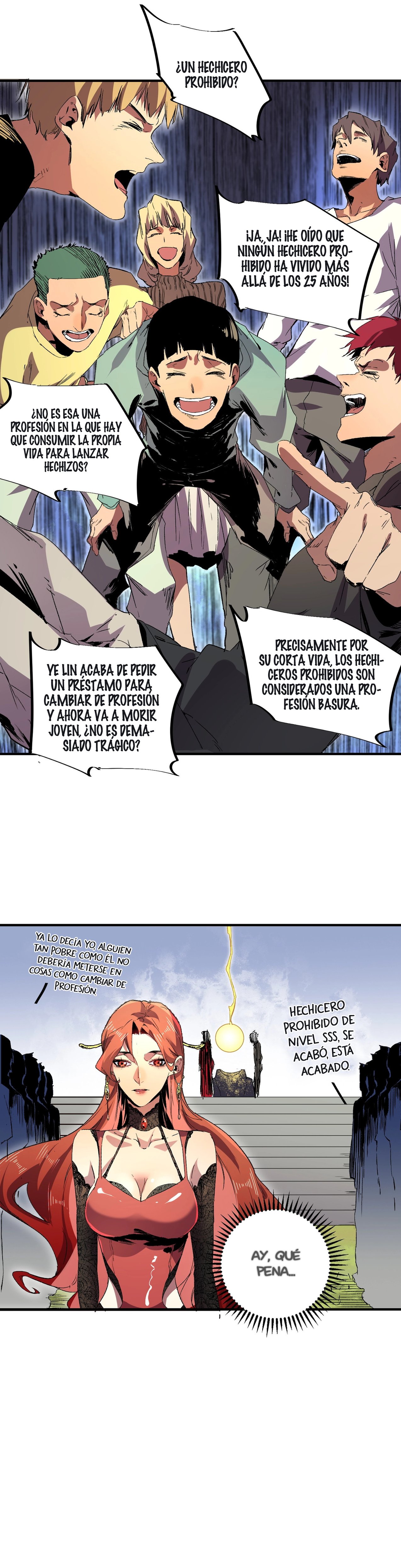 Inmortal Como un Hechicero Prohibido Capitulo 1.2 página 14