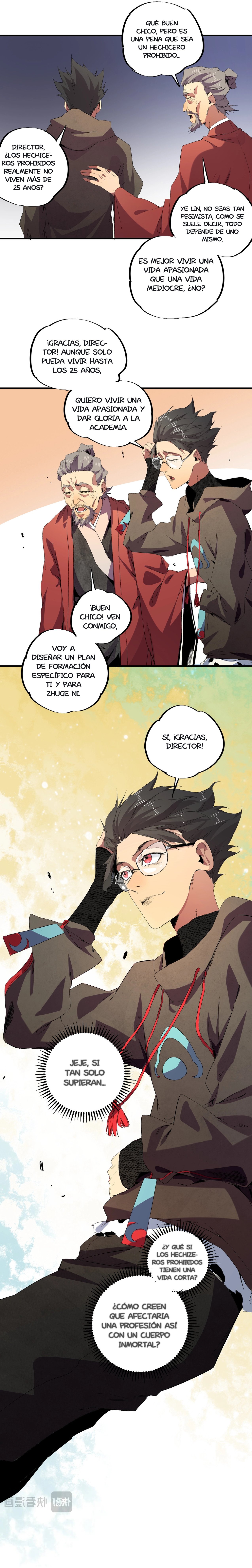 Inmortal Como un Hechicero Prohibido Capitulo 1.2 página 16