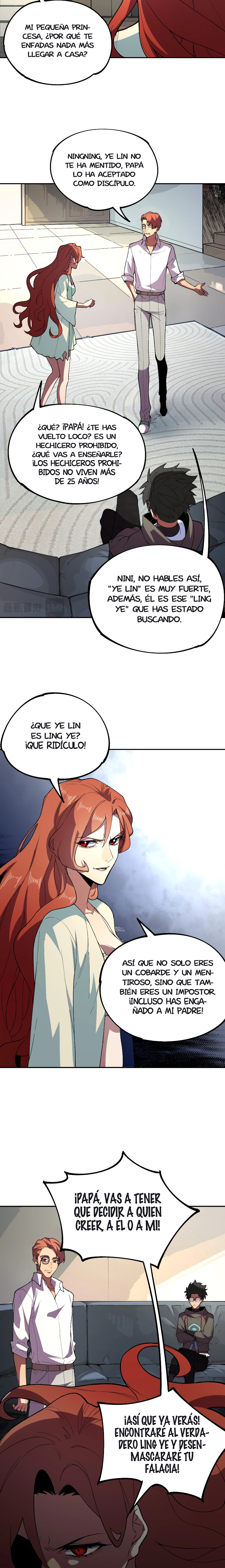 Inmortal Como un Hechicero Prohibido Capitulo 12.1 página 7