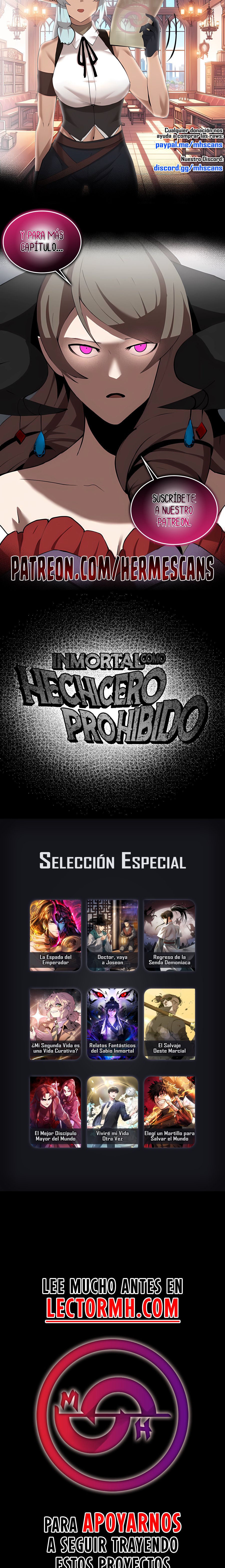 Inmortal Como un Hechicero Prohibido Capitulo 12.2 página 12
