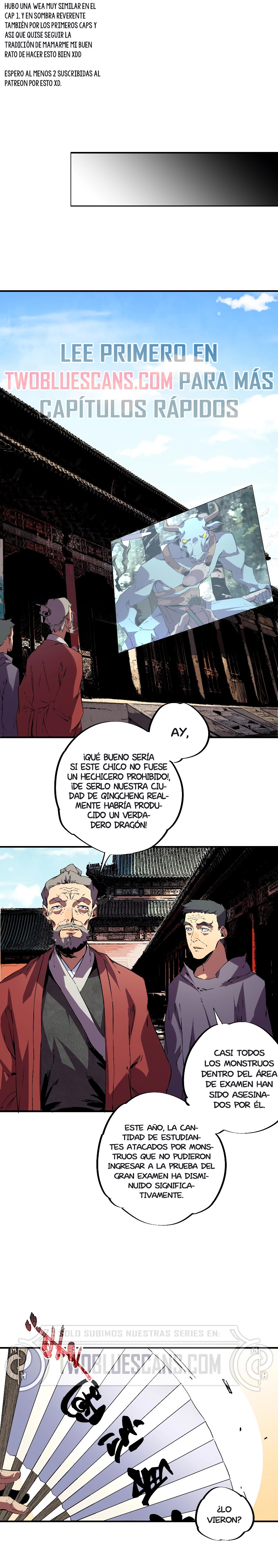 Inmortal Como un Hechicero Prohibido Capitulo 14.2 página 10