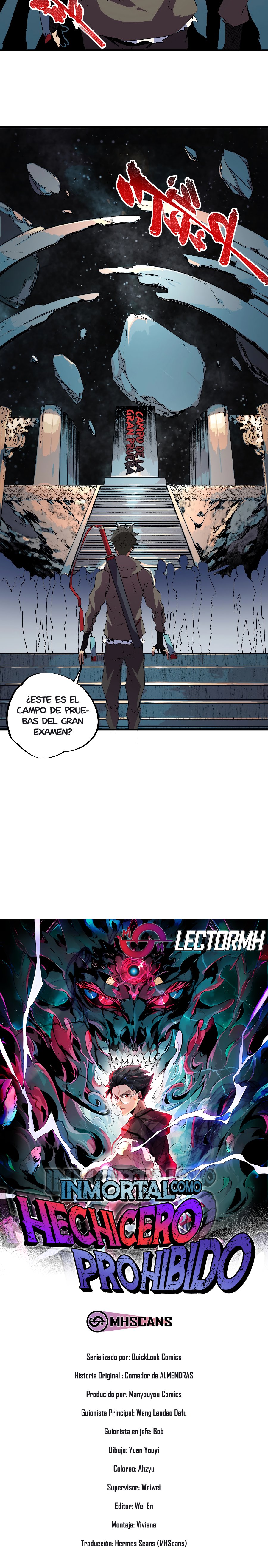 Inmortal Como un Hechicero Prohibido Capitulo 15.1 página 3