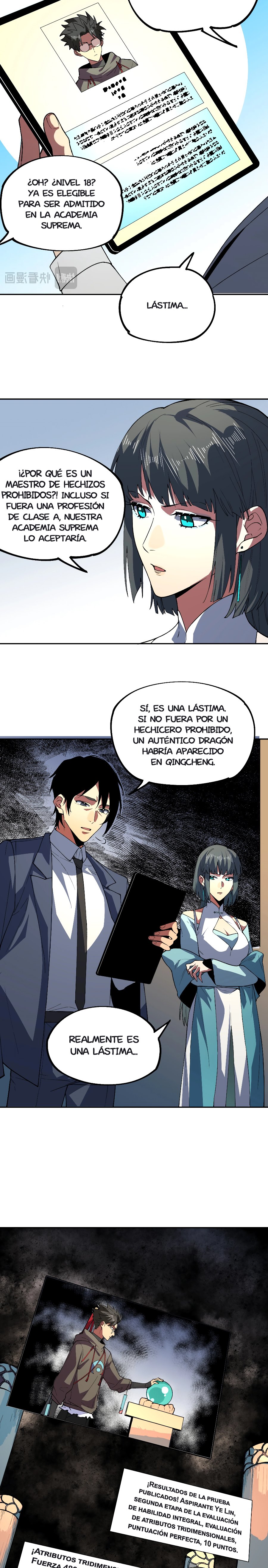 Inmortal Como un Hechicero Prohibido Capitulo 15.2 página 3