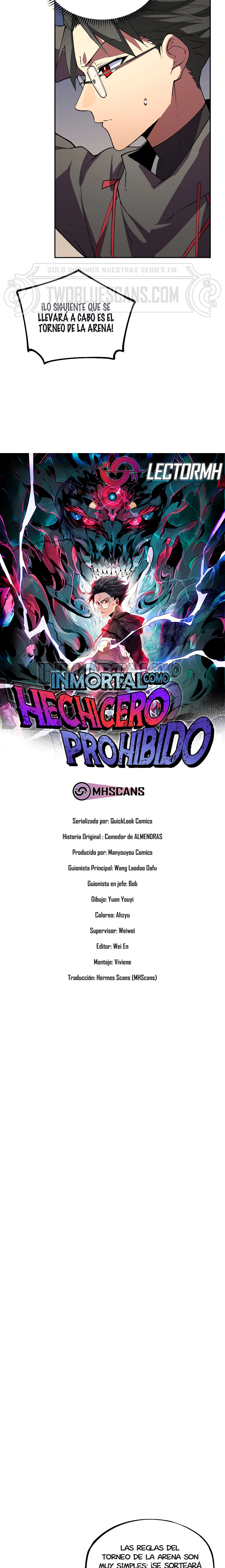 Inmortal Como un Hechicero Prohibido Capitulo 16.1 página 5