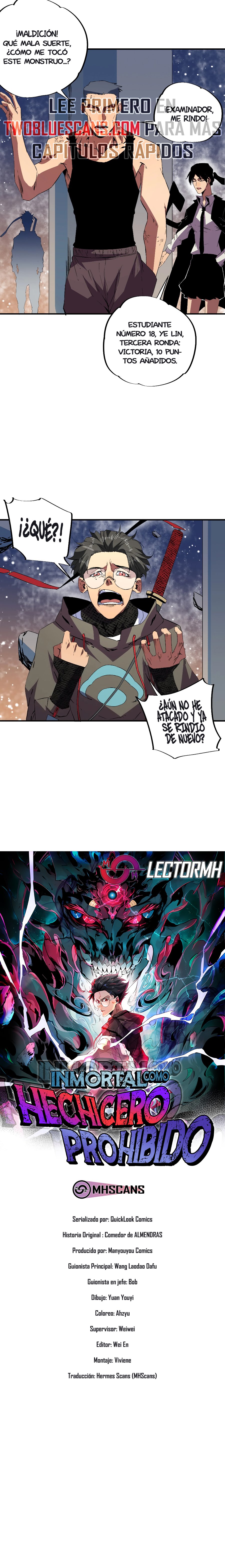 Inmortal Como un Hechicero Prohibido Capitulo 17.1 página 3