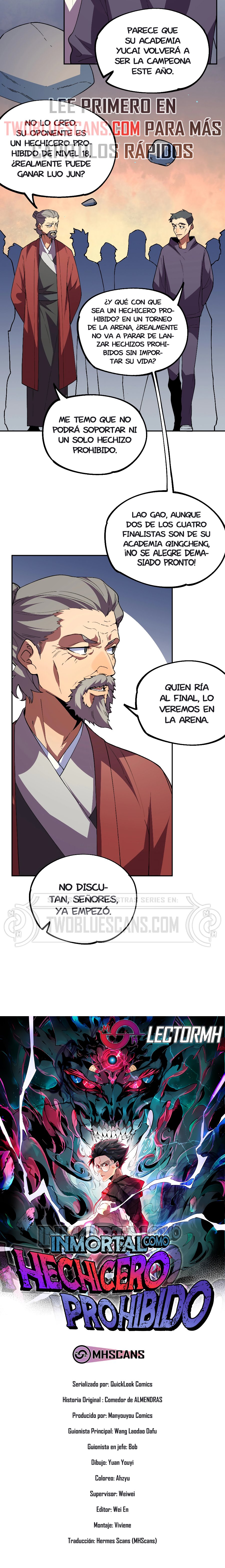 Inmortal Como un Hechicero Prohibido Capitulo 18.1 página 3