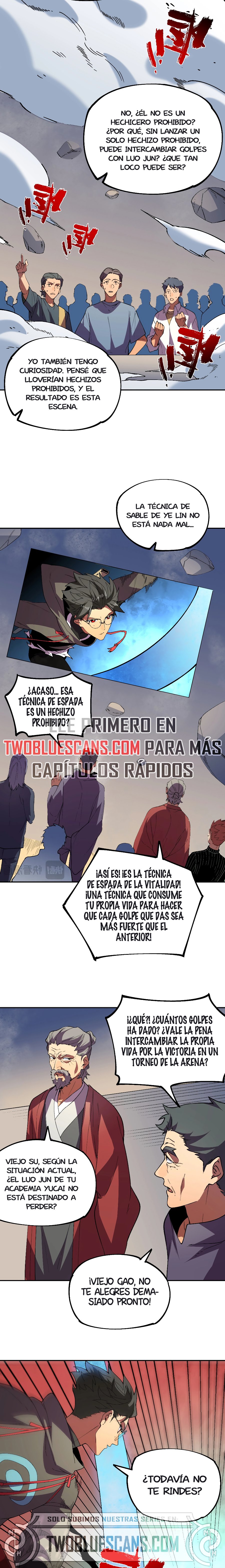 Inmortal Como un Hechicero Prohibido Capitulo 18.1 página 7