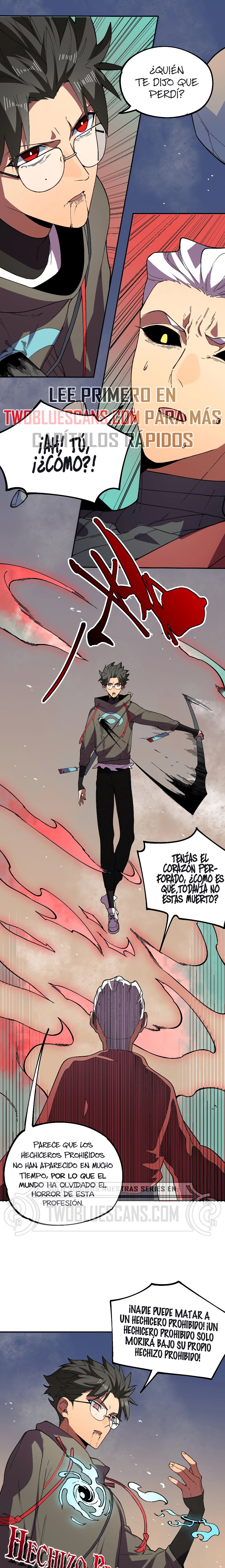 Inmortal Como un Hechicero Prohibido Capitulo 18.2 página 7