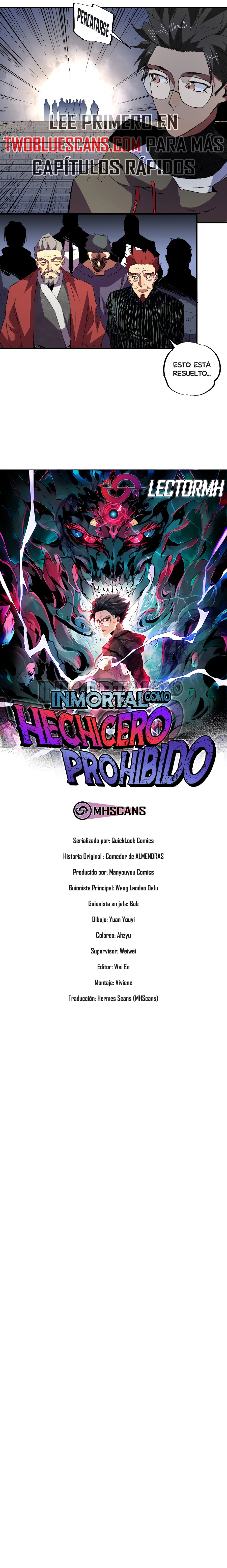 Inmortal Como un Hechicero Prohibido Capitulo 19.1 página 3