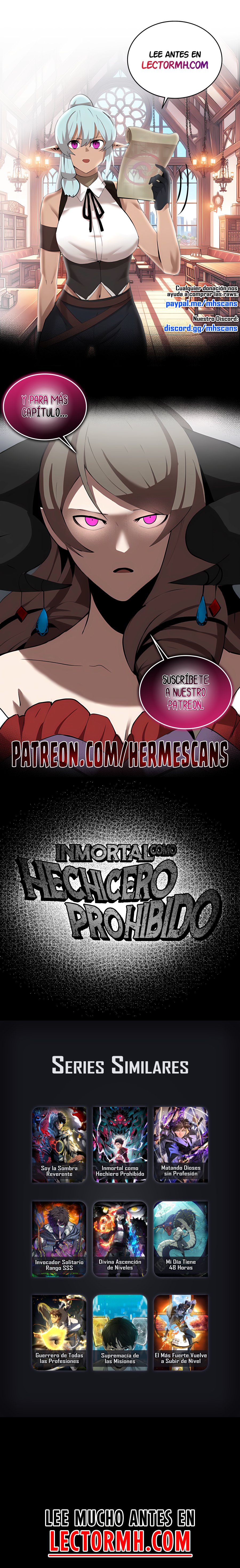 Inmortal Como un Hechicero Prohibido Capitulo 19.2 página 12