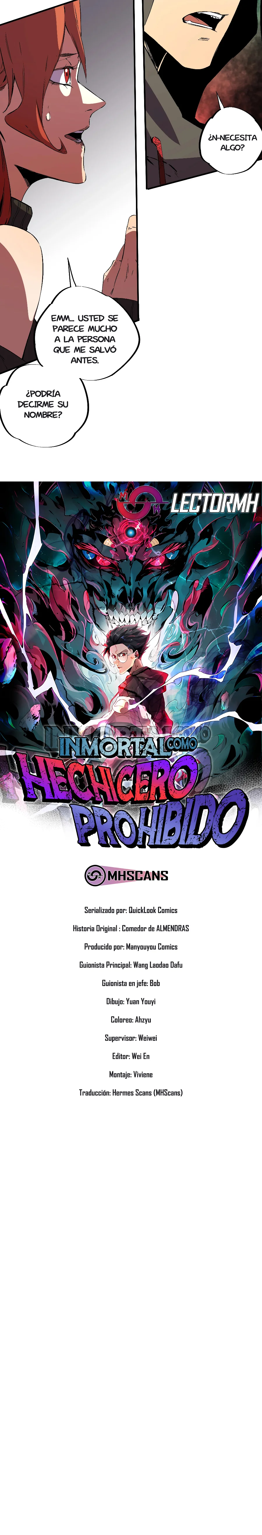 Inmortal Como un Hechicero Prohibido Capitulo 33 página 3