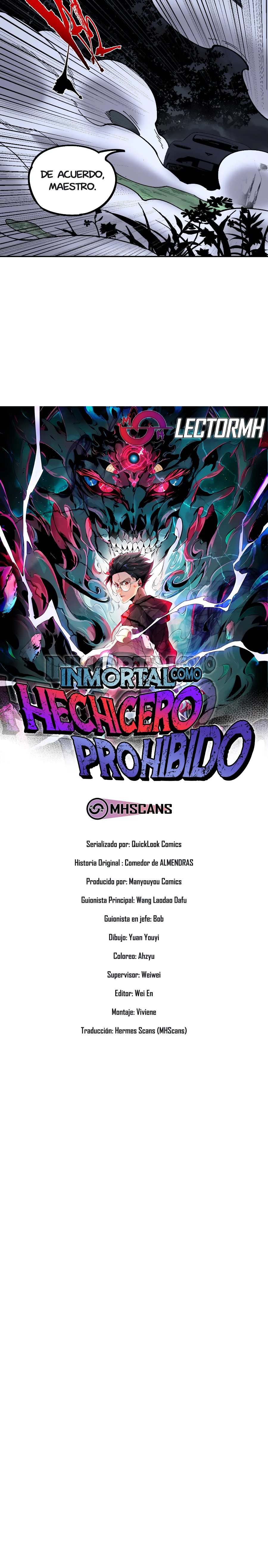 Inmortal Como un Hechicero Prohibido Capitulo 35 página 3
