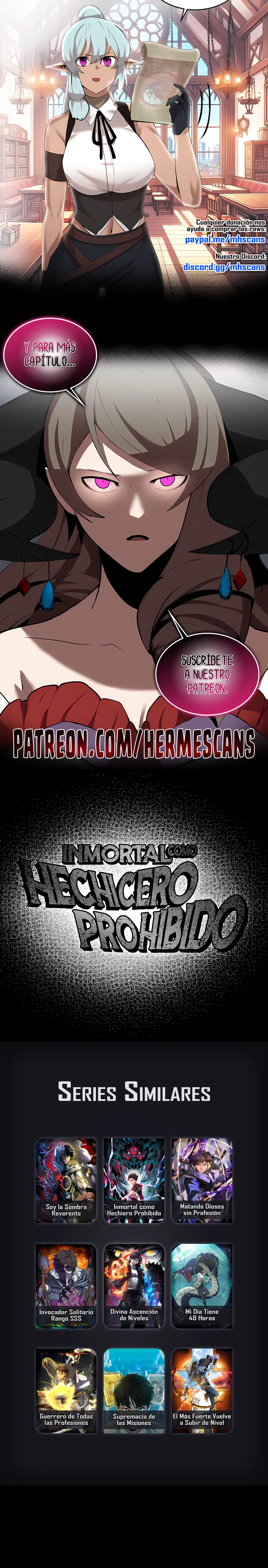 Inmortal Como un Hechicero Prohibido Capitulo 36 página 20