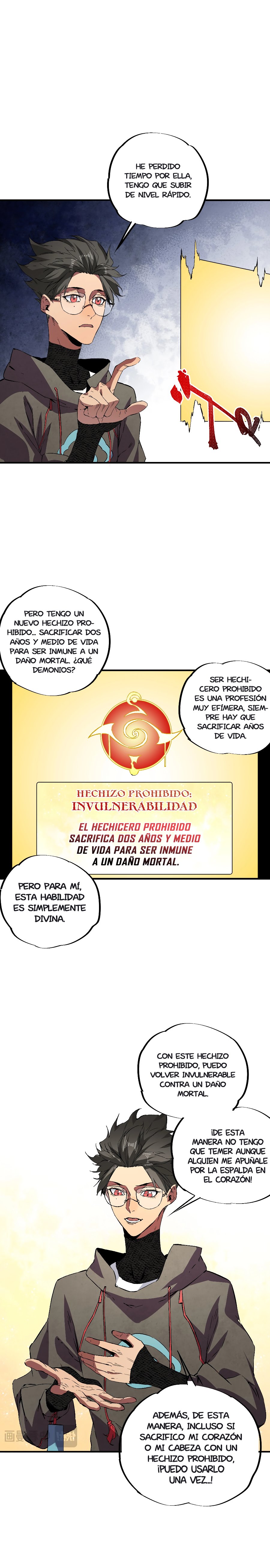Inmortal Como un Hechicero Prohibido Capitulo 4.1 página 8