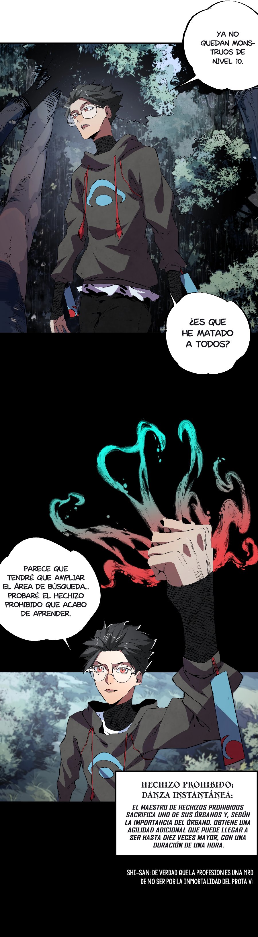 Inmortal Como un Hechicero Prohibido Capitulo 4.2 página 6