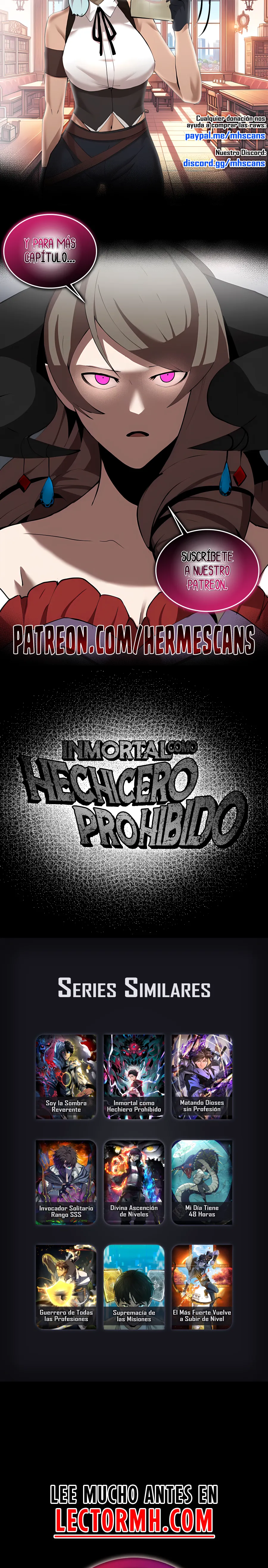 Inmortal Como un Hechicero Prohibido Capitulo 48 página 19