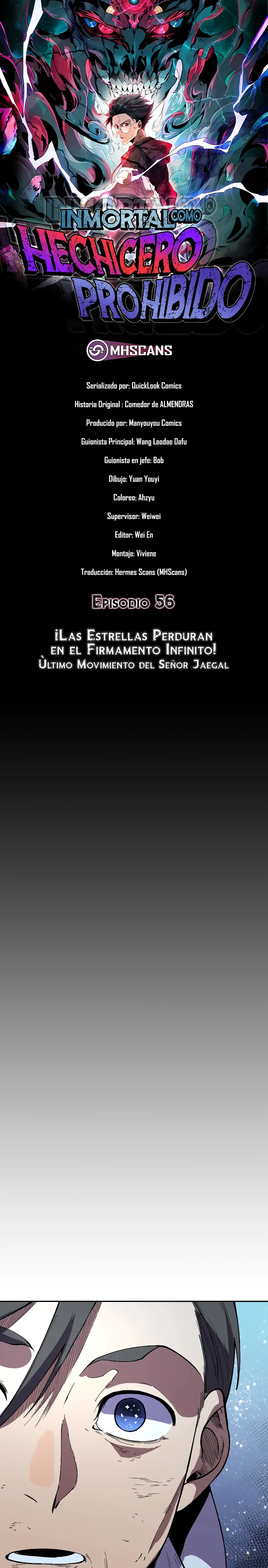 Inmortal Como un Hechicero Prohibido Capitulo 56 página 3