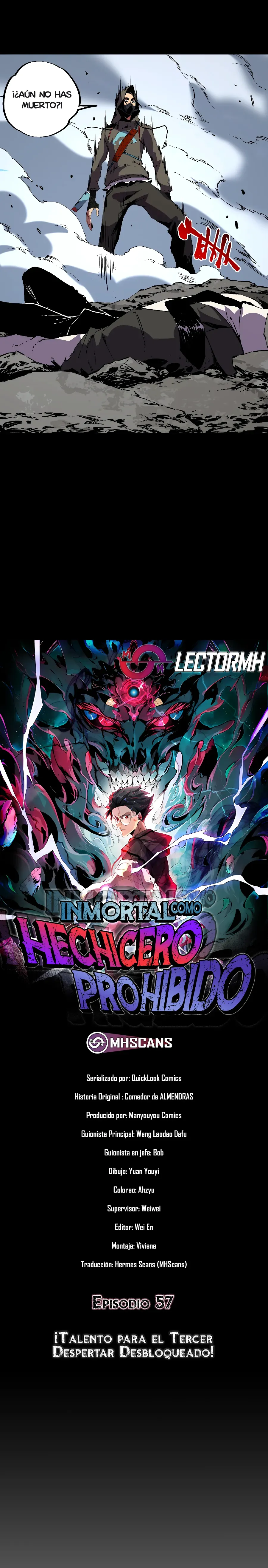 Inmortal Como un Hechicero Prohibido Capitulo 57 página 2