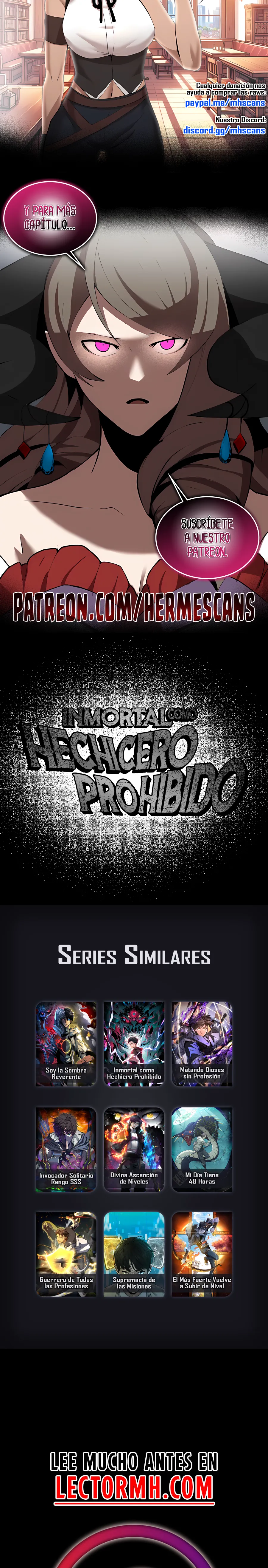 Inmortal Como un Hechicero Prohibido Capitulo 61 página 18