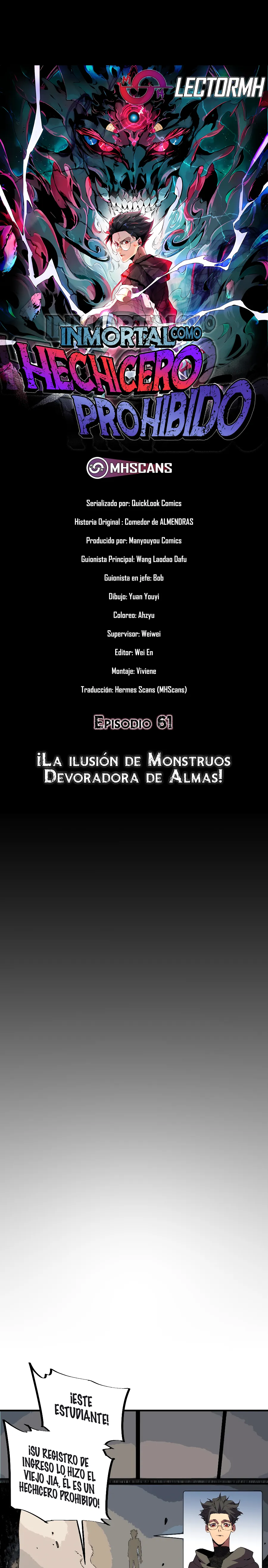 Inmortal Como un Hechicero Prohibido Capitulo 61 página 2
