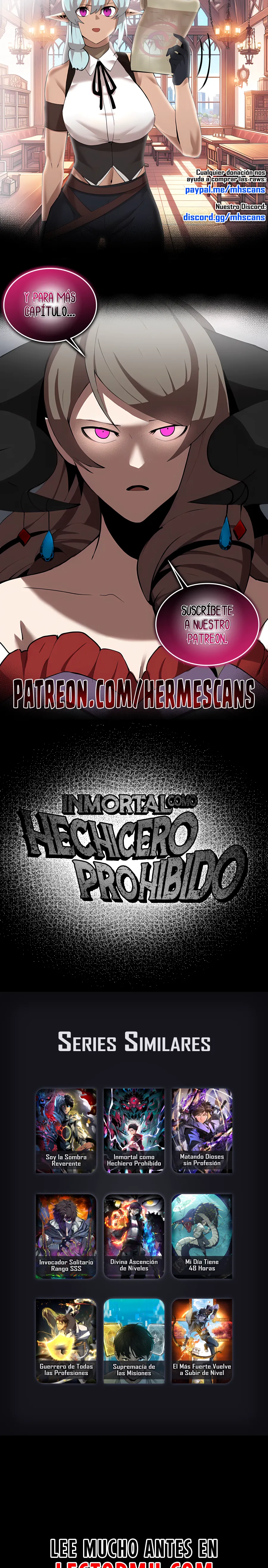 Inmortal Como un Hechicero Prohibido Capitulo 62 página 17