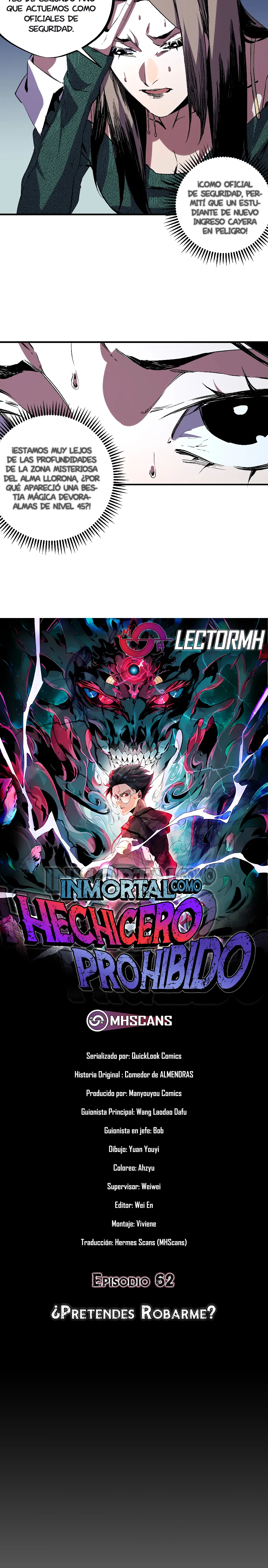 Inmortal Como un Hechicero Prohibido Capitulo 62 página 2
