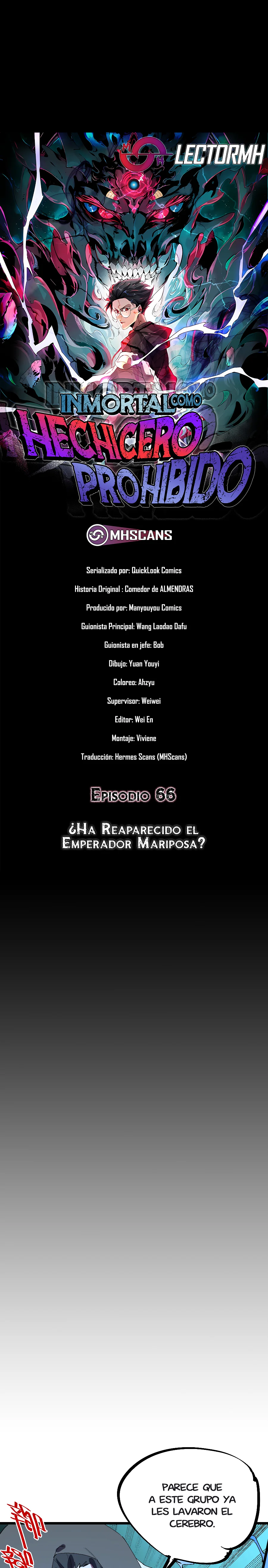 Inmortal Como un Hechicero Prohibido Capitulo 66 página 3