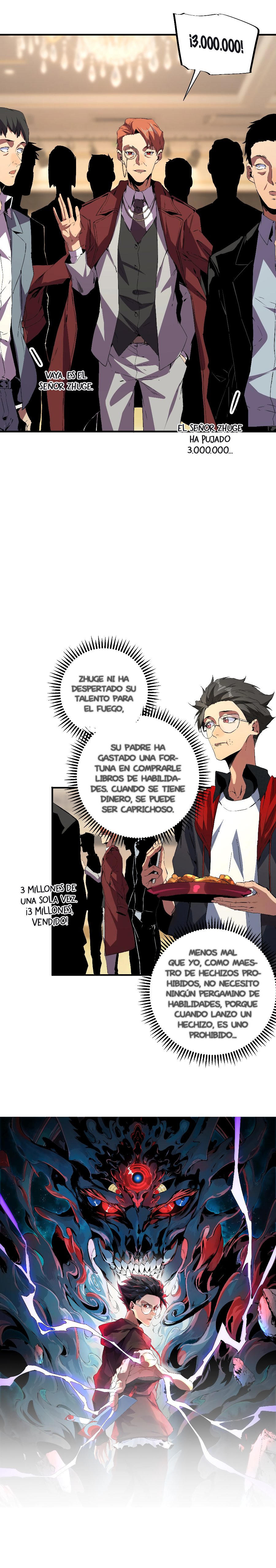 Inmortal Como un Hechicero Prohibido Capitulo 7.1 página 3