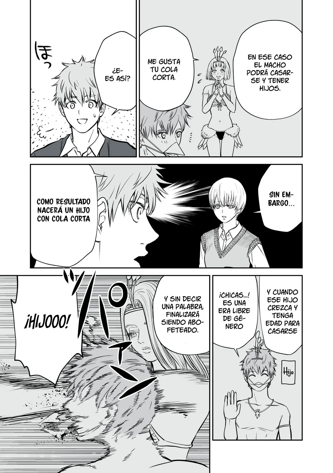 Akumade Kujaku no Hanashi desu Capitulo 1: Selección sexual página 34