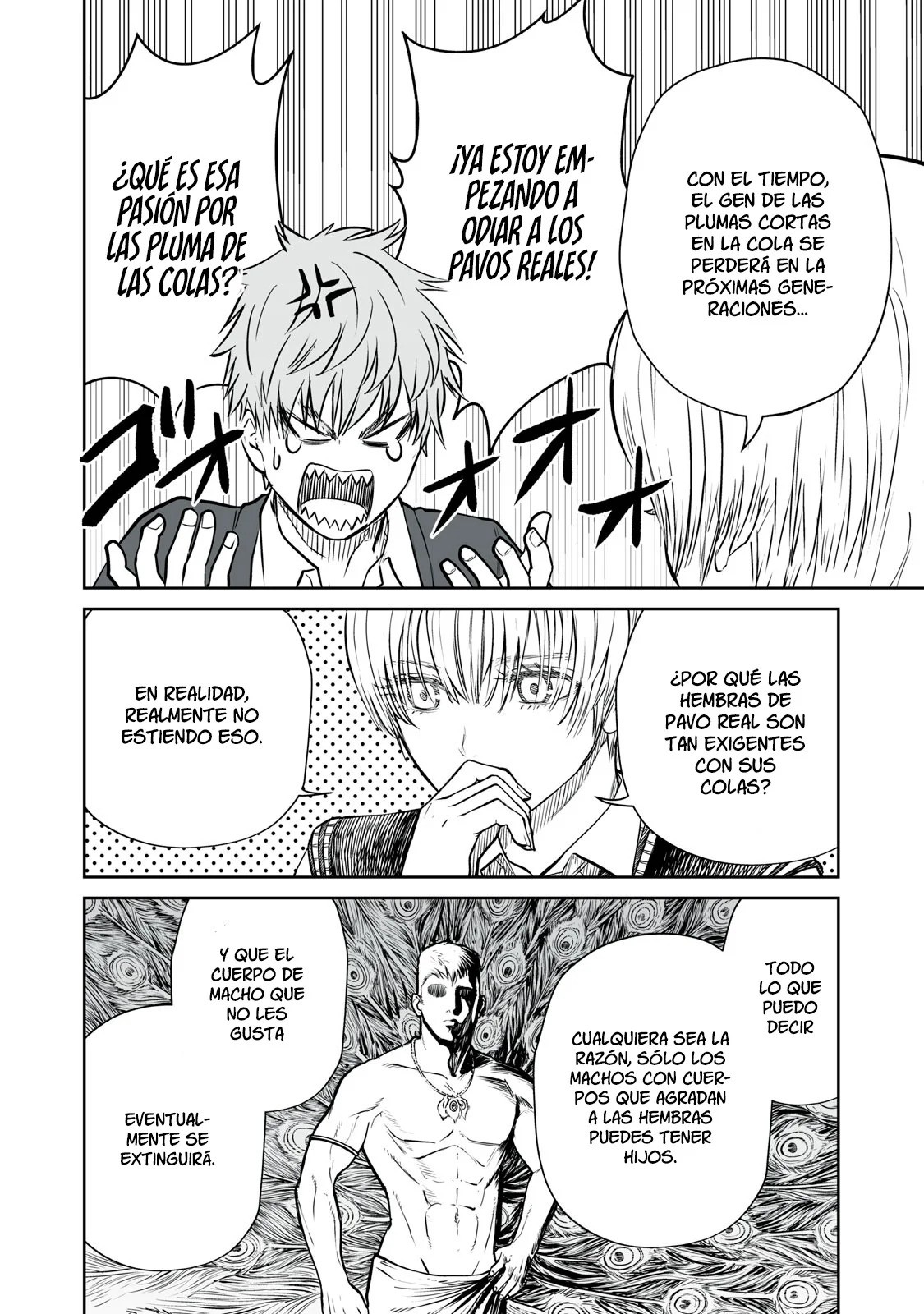 Akumade Kujaku no Hanashi desu Capitulo 1: Selección sexual página 35