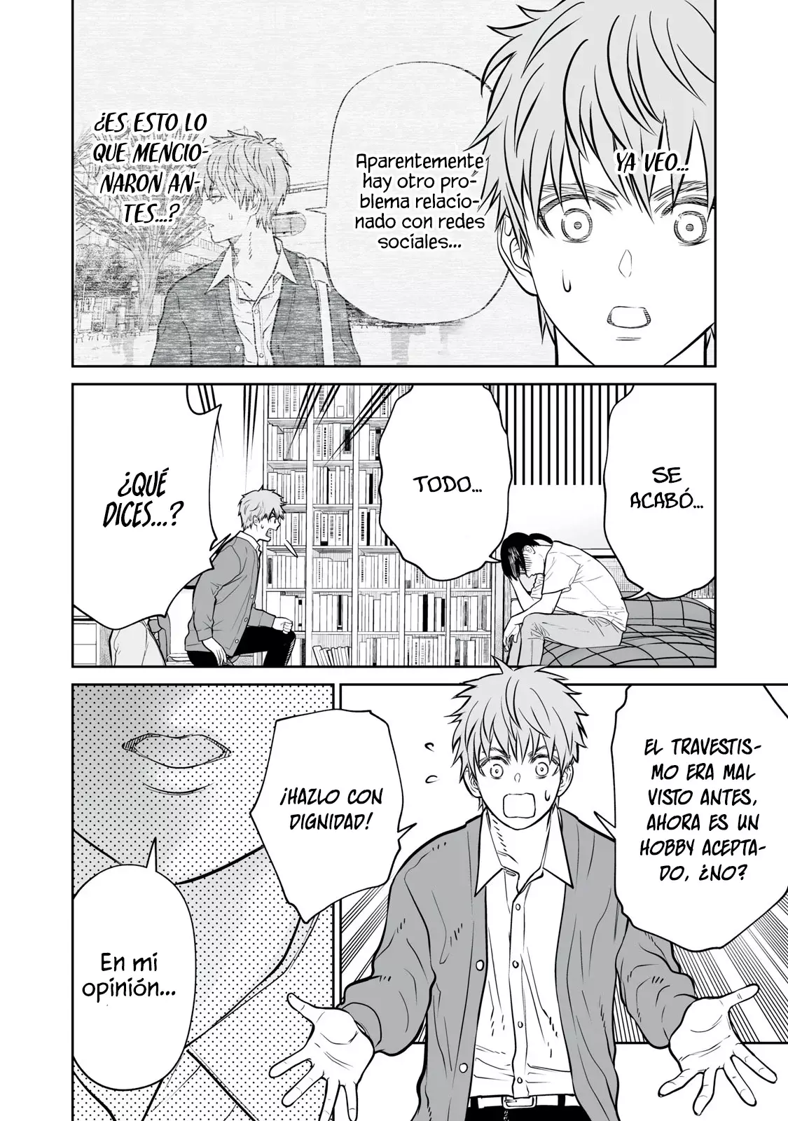 Akumade Kujaku no Hanashi desu Capitulo 25: Espectro sexual página 22
