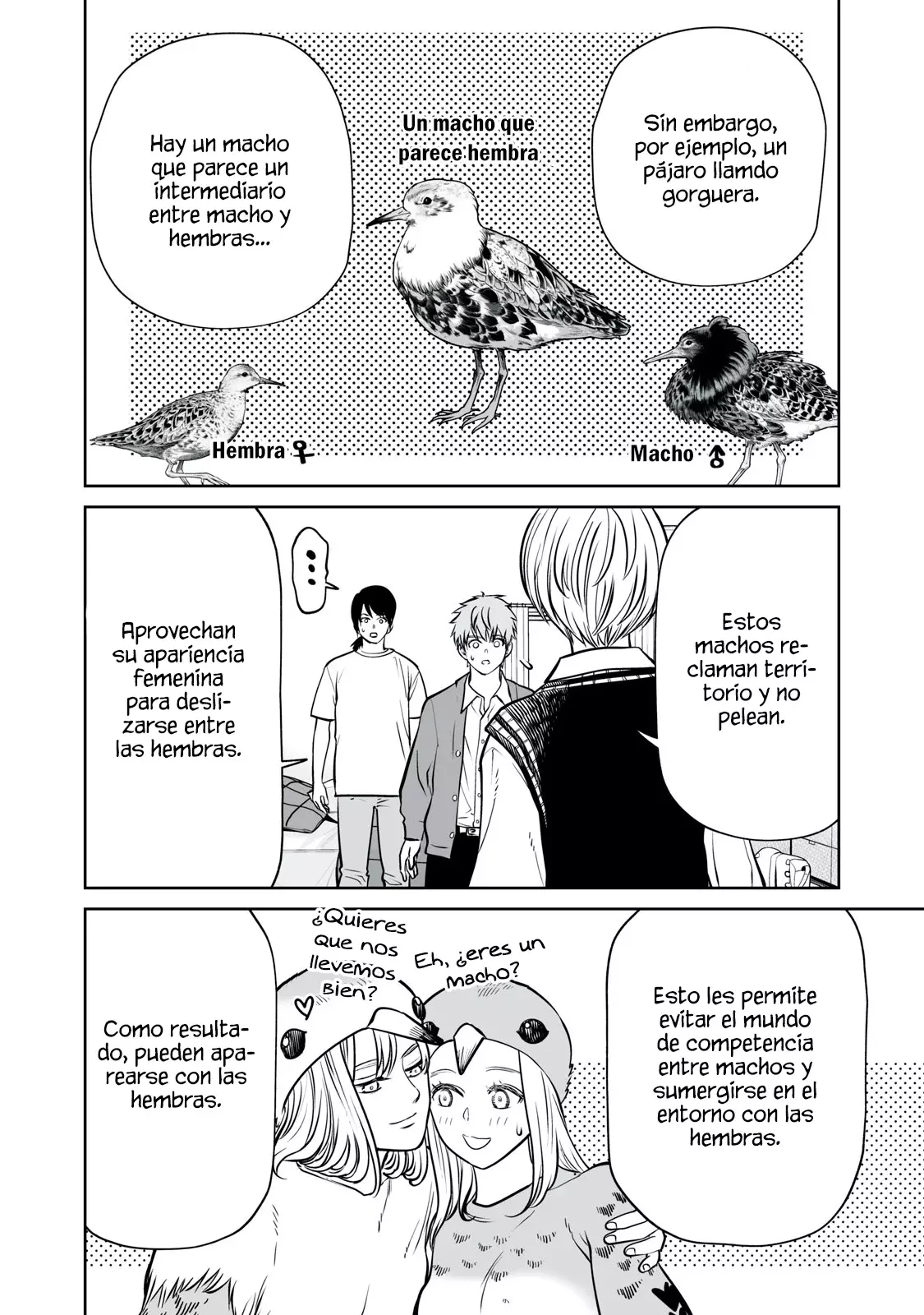 Akumade Kujaku no Hanashi desu Capitulo 25: Espectro sexual página 28