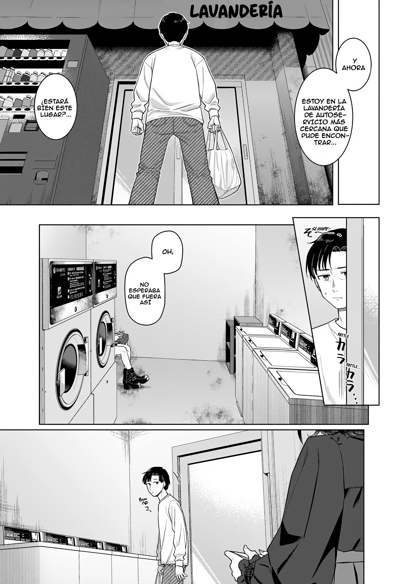 Kon'ya Coin Laundry de Aimashou Capitulo 1 página 12
