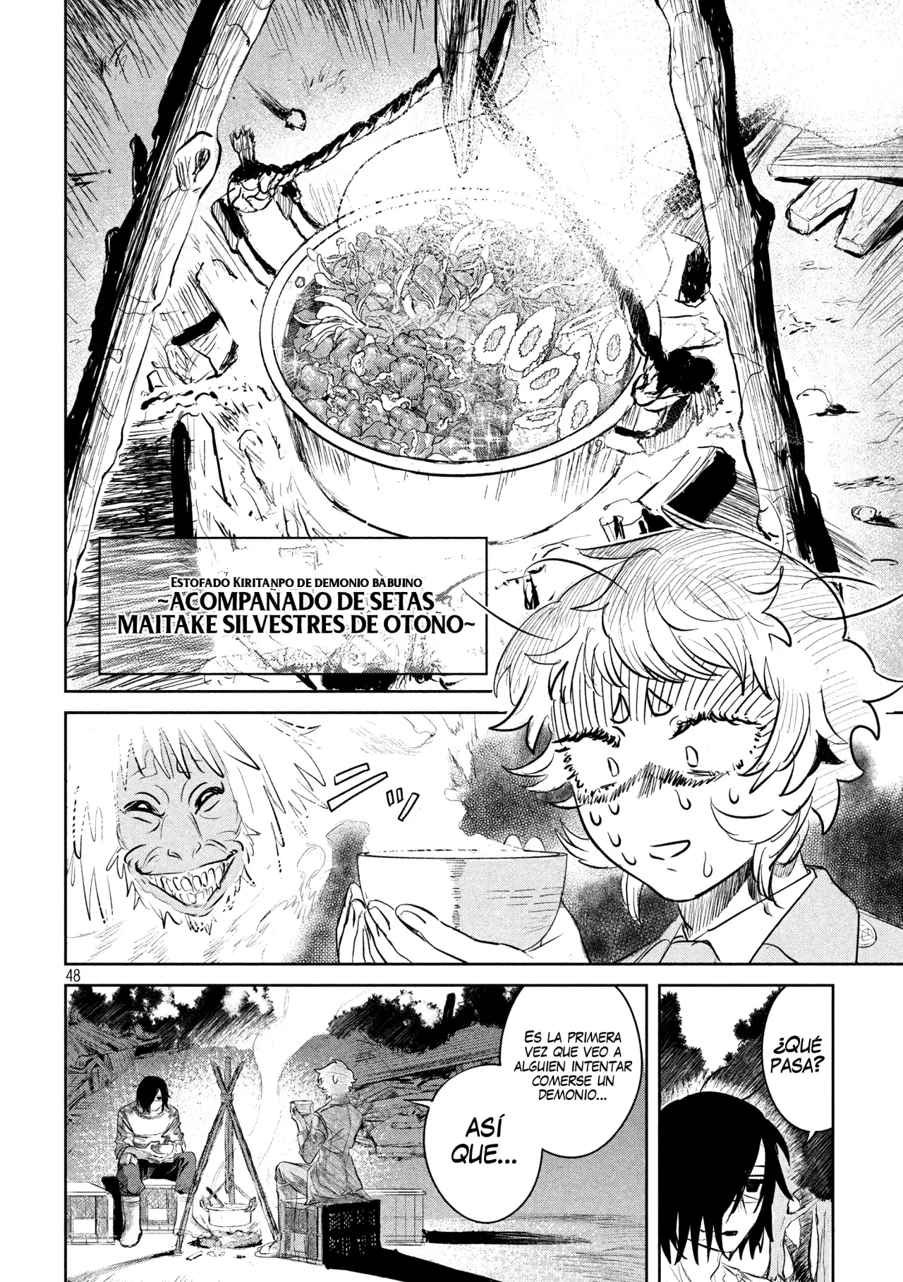 KANOKA "EL CAZADOR DE DEMONIOS" Capitulo 1: Cazador tradicional página 48
