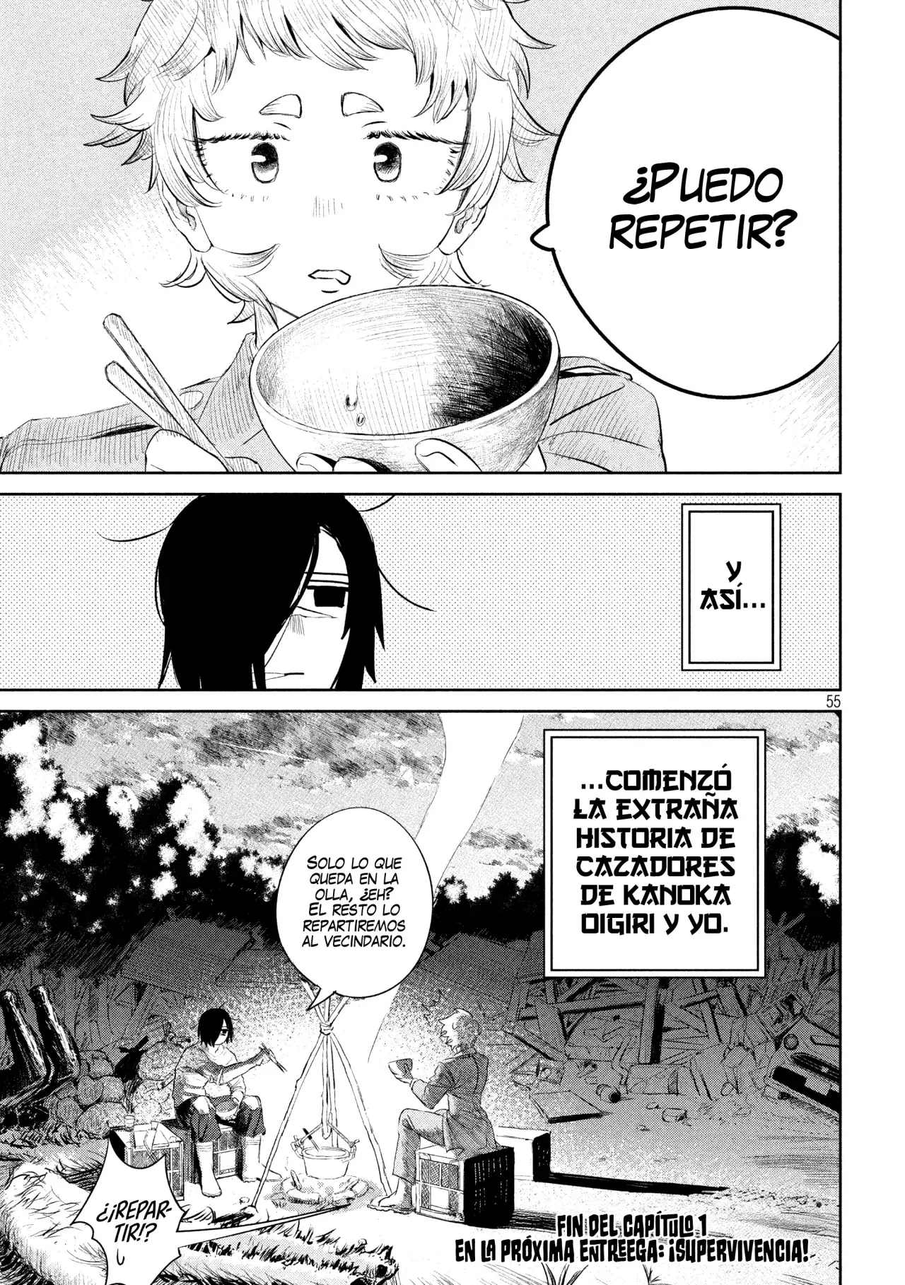 KANOKA "EL CAZADOR DE DEMONIOS" Capitulo 1: Cazador tradicional página 54