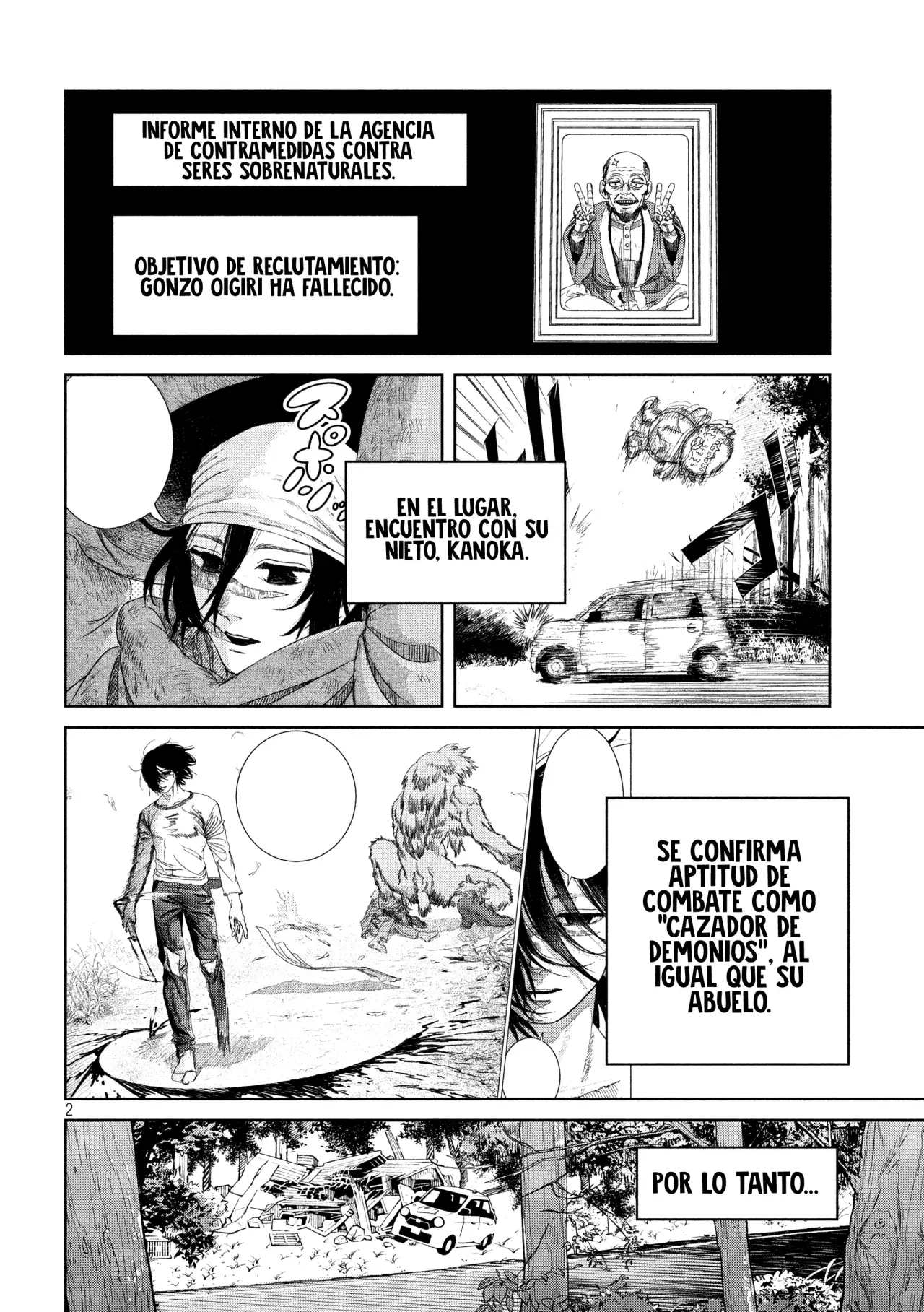 KANOKA "EL CAZADOR DE DEMONIOS" Capitulo 2: Meguri página 6