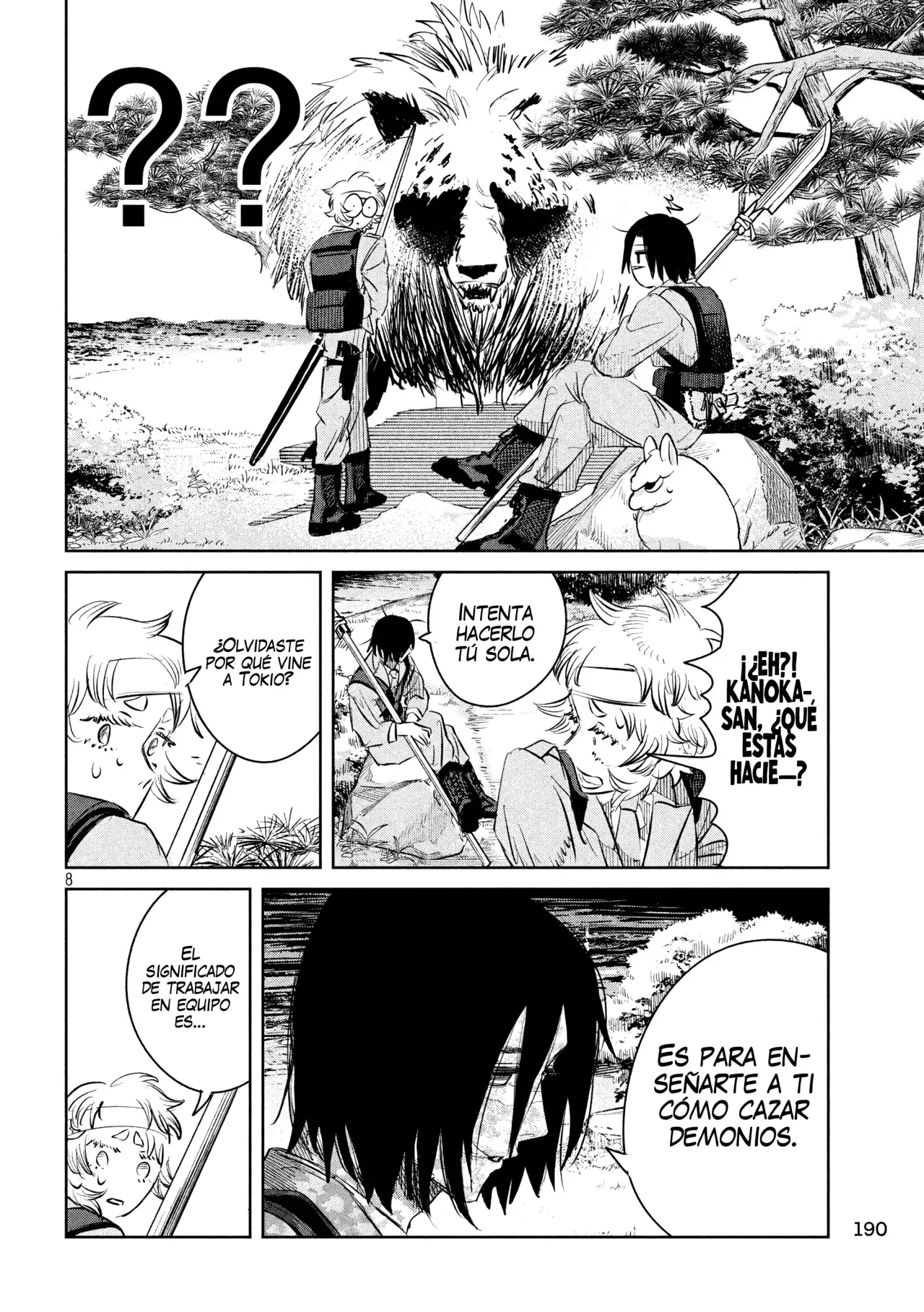 KANOKA "EL CAZADOR DE DEMONIOS" Capitulo 4: Lucha conjunta página 11
