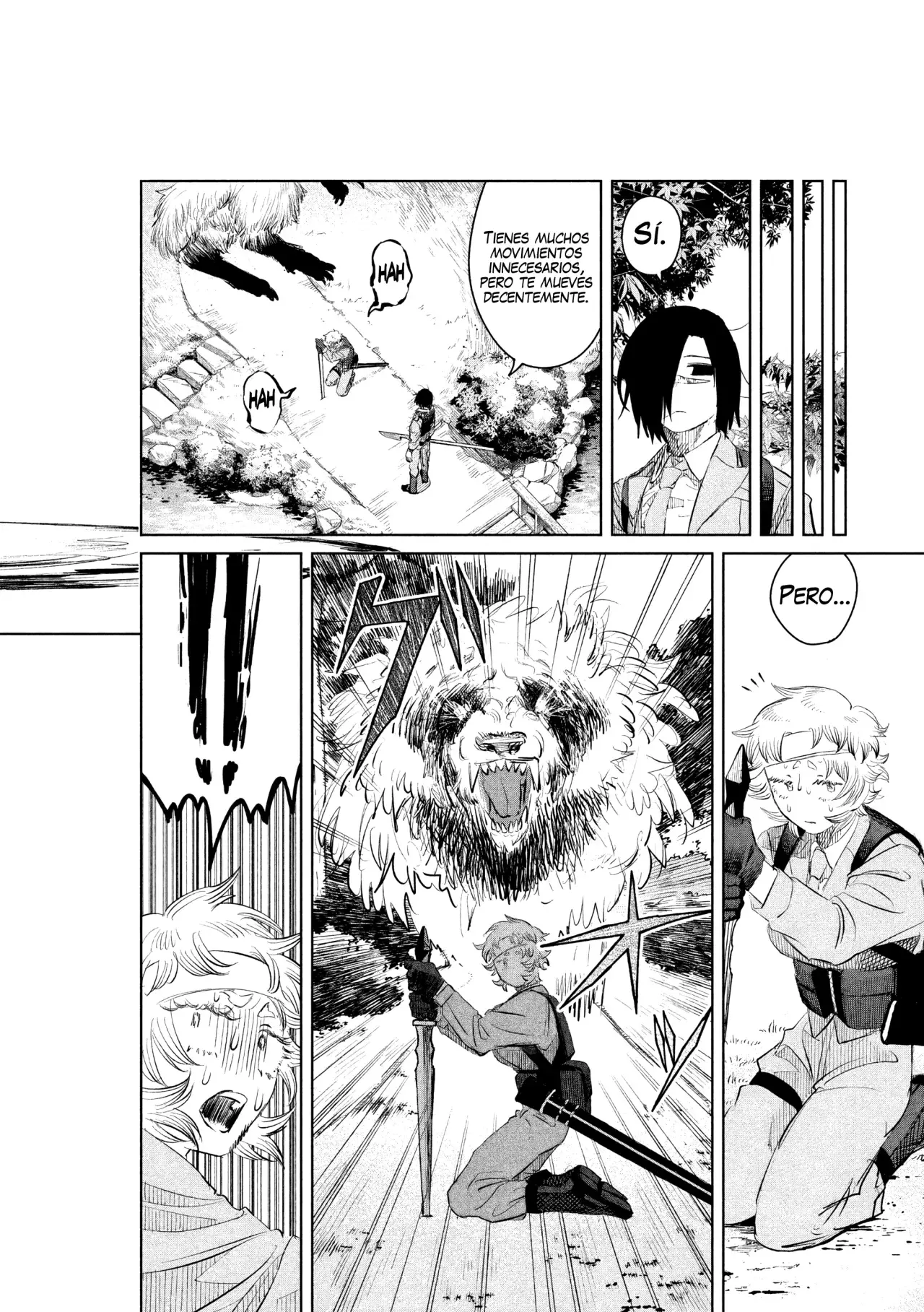 KANOKA "EL CAZADOR DE DEMONIOS" Capitulo 4: Lucha conjunta página 16