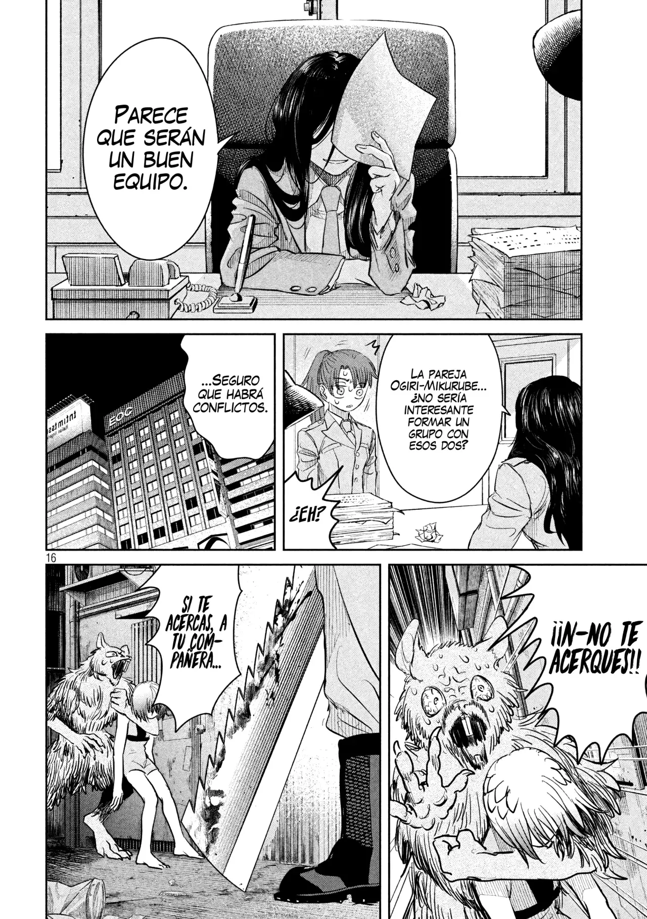 KANOKA "EL CAZADOR DE DEMONIOS" Capitulo 4: Lucha conjunta página 18